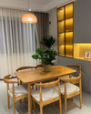 WOMO Pumpkin Wood Pendant Light-WM2105 thumbnail