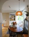 WOMO Pumpkin Wood Pendant Light-WM2105 thumbnail