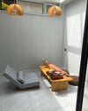 WOMO Pumpkin Wood Pendant Light-WM2105 thumbnail