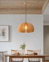 WOMO Pumpkin Wood Pendant Light-WM2105 thumbnail