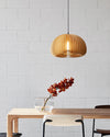 WOMO Pumpkin Wood Pendant Light-WM2105 thumbnail