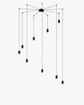 WOMO Spider Off Center Chandelier-WM2107