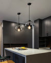 WOMO Smoked/Amber Blown Glass Pendant Light-WM2108 thumbnail