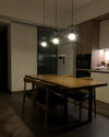 WOMO Smoked/Amber Blown Glass Pendant Light-WM2108 thumbnail