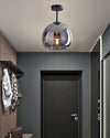 WOMO Smoked/Amber Blown Glass Pendant Light-WM2108 thumbnail