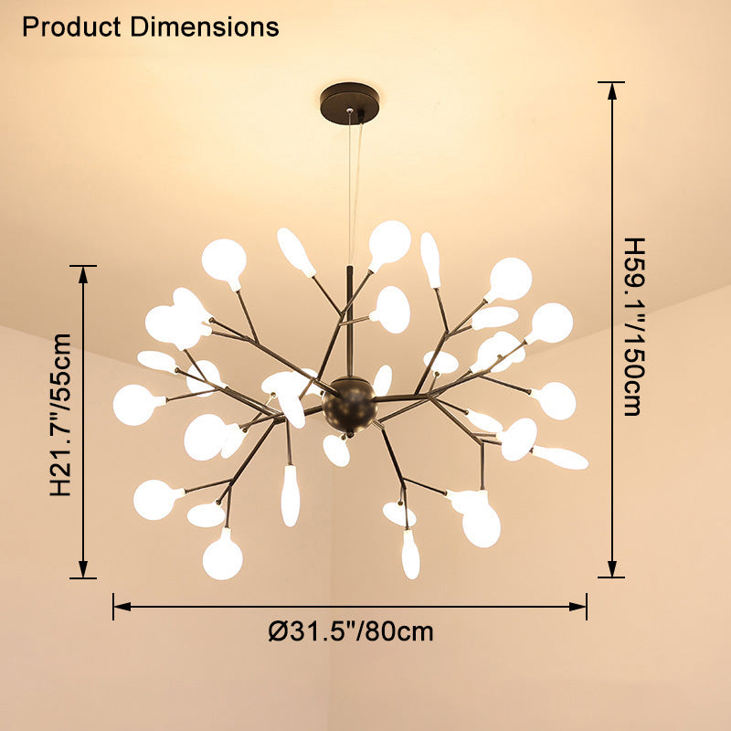 WOMO Heracleum/Firefly Chandelier-WM2113