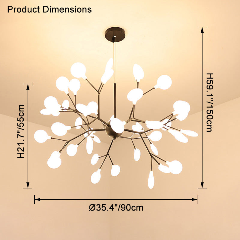 WOMO Heracleum/Firefly Chandelier-WM2113