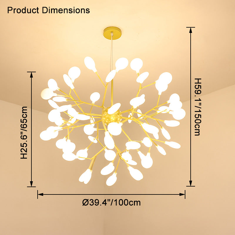 WOMO Heracleum/Firefly Chandelier-WM2113