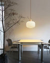 WOMO Ribbed Milk Glass Lantern Pendant Light-WM2115 thumbnail