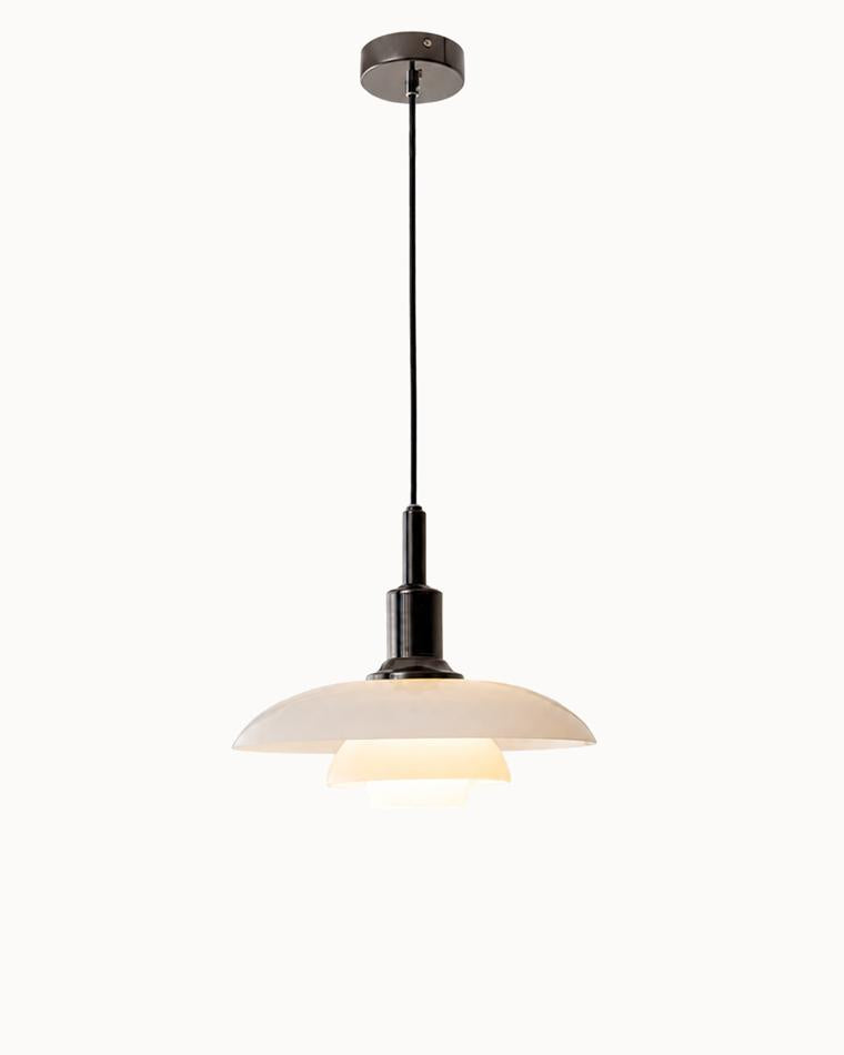 WOMO Danish Designer Milk Glass Pendant Lamp-WM2116