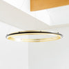 WOMO Black and Gold Ring LED Chandelier-WM2119a thumbnail