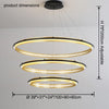WOMO Tiered Circular Led Chandelier-WM2119b thumbnail