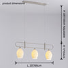 WOMO Ceramic Bud Linear Chandelier-WM2121b thumbnail