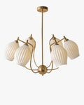 WOMO Mid Century Modern Ceramic Arm Chandelier-WM2121