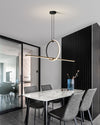 WOMO Circle Linear Pendant Light-WM2122 thumbnail