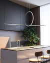 WOMO Circle Linear Pendant Light-WM2122 thumbnail