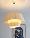 WOMO Pleated Fabric Drum Pendant Light-WM2130 thumbnail