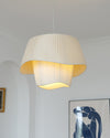 WOMO Pleated Fabric Drum Pendant Light-WM2130 thumbnail