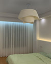 WOMO Pleated Fabric Drum Pendant Light-WM2130 thumbnail