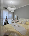 WOMO Pleated Fabric Drum Pendant Light-WM2130 thumbnail