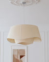 WOMO Pleated Fabric Drum Pendant Light-WM2130 thumbnail