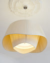 WOMO Pleated Fabric Drum Pendant Light-WM2130 thumbnail