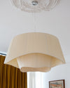 WOMO Pleated Fabric Drum Pendant Light-WM2130 thumbnail