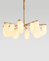 WOMO U-Shaped Milk Glass Chandelier-WM2131 thumbnail