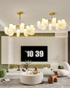 WOMO U-Shaped Milk Glass Chandelier-WM2131 thumbnail