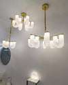 WOMO U-Shaped Milk Glass Chandelier-WM2131 thumbnail