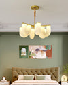 WOMO U-Shaped Milk Glass Chandelier-WM2131 thumbnail