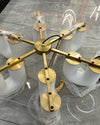 WOMO U-Shaped Milk Glass Chandelier-WM2131 thumbnail
