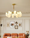 WOMO U-Shaped Milk Glass Chandelier-WM2131 thumbnail
