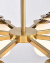 WOMO U-Shaped Milk Glass Chandelier-WM2131 thumbnail