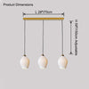 WOMO Ribbed Bud Ceramic Multi-Light Chandelier-WM2132b thumbnail