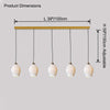 WOMO Ribbed Bud Ceramic Multi-Light Chandelier-WM2132b thumbnail