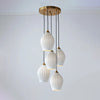 WOMO Ribbed Bud Ceramic Chandelier-WM2132a thumbnail