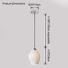 WOMO Ribbed Bud Ceramic Chandelier-WM2132a thumbnail