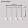 WOMO Ribbed Bud Ceramic Multi-Light Chandelier-WM2132b thumbnail