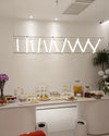 WOMO Maza Long Linear Chandelier-WM2134 thumbnail