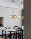 WOMO Drum Blown Glass Pendant Light-WM2145 thumbnail