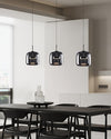 WOMO Drum Blown Glass Pendant Light-WM2145 thumbnail
