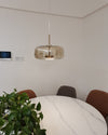 WOMO Drum Blown Glass Pendant Light-WM2145 thumbnail