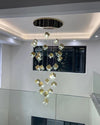 WOMO Ice Cube Textured Glass Chandelier-WM2150 thumbnail