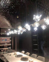 WOMO Ice Cube Textured Glass Chandelier-WM2150 thumbnail