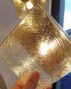 WOMO Ice Cube Textured Glass Chandelier-WM2150 thumbnail