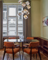 WOMO Ice Cube Textured Glass Chandelier-WM2150 thumbnail