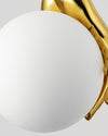 WOMO Hand Holding Globe Brass Pendant Light-WM2152 thumbnail