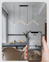 WOMO ZigZag LED Kitchen Pendant Light-WM2154 thumbnail