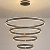 WOMO Tiered Black Rings Chandelier-WM2172 thumbnail